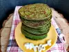 Spinach Pancakes with Dried Onions