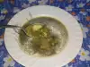 Спаначена супа с кускус