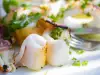 Calamar grecesc cu lămâie și usturoi