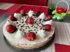 Aardbeien cheesecake met mascarpone en chocolade