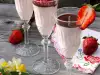 Strawberry Panna Cotta in Cups
