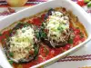 Stuffed Eggplants with Chicken and Vegetables