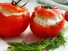 Gefüllte Tomaten mit Joghurtsalat