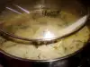 Супа от свински джолан със спанак