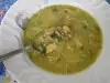 Супа с кайма, зеленчуци и свежи подправки