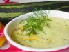 Супа от тиквички със сирене и ориз