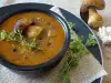 Ароматна супа от пресни манатарки и тиквичка