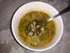 Dock and Rice Soup with Boiled Thickener