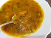 Легкий овощной суп со щавелем