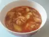 Супа с пушена сьомга и картофи