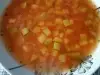 Ekonomična supa od tikvica sa sokom od paradajza