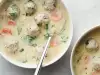 Густой суп с фрикадельками