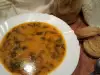 Супа от замразен лапад