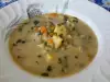 Супа от зелен грах и картофи