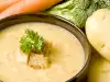 Cream Soup with Potatoes and Parsley