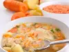 Vegetable Soup with Cabbage and Potatoes