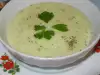 Mлечна супа с картофи и тиквички