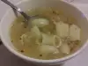 Супа с макарони, нахут и билки