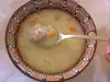 Delicious Meat Ball Soup with Noodles