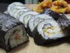 Chicken Sushi Roll with Cream Cheese