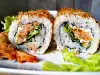 Sushi Crispy Roll con gambas rebozadas
