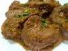 Pork Kidneys with Dried Tomato and Beer Sauce