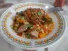Свинско с ориз и зеленчуци на фурна