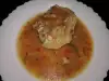 Свински каренца в доматен сос