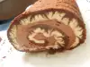Chocolade cakerol met orkaanvulling