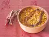 Тафче-графче - блюдо из фасоли в горшочках