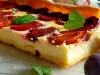 Plum and Cottage Cheese Tart