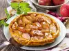 Французский яблочный пирог с карамелью