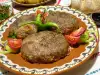 Oven-Baked Tatar Meat Patty with Cheese