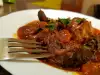 Beef Cheeks with Wine Sauce and Carrots