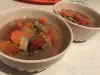 Супа с телешки дроб и оризов кускус