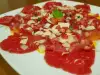 Beef Carpaccio with Pomegranate