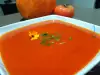 Sopa de calabaza y tomate