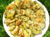 Baked Potatoes with Zucchini