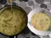 Courgette soep met aardappel