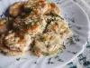Zucchini im Backofen mit Sahne und Käse