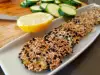Oven-Baked Zucchini with Sesame Seeds