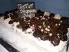 Сметанова торта с шоколадови топчета