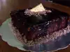 Бисквитена тортичка с нишесте и какаова глазура