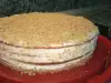 Cake with Honey Cake Layers and Sour Cream