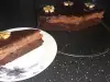 Торта с шоколадов мус и банани