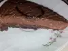 Чийз торта с бисквити и течен шоколад