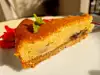 Чийзкейк торта с боровинки и бадемов блат