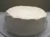 Homemade Cake with Morello Jam and Mascarpone