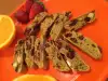 Здравословни тоскански кантучини с червени боровинки