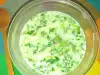 Лятна студена млечна супа със зеленини